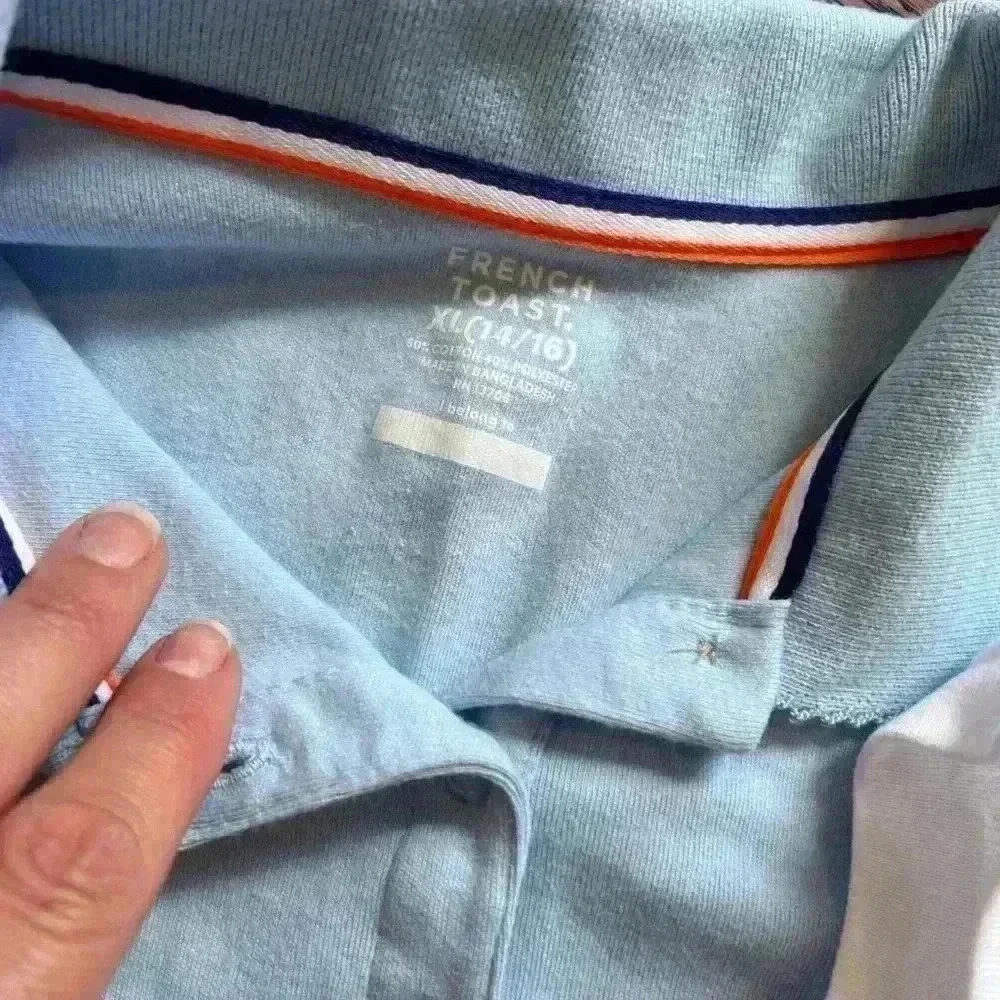 French Toast Uniform Polo Shirts Youth Girls X-Large- SET OF TWO NEW NWOT - Picture 4 of 5